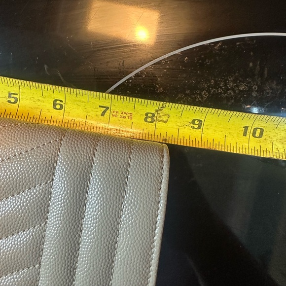 Yves Saint Laurent Tan Quilted Clutch - Picture 11 of 13